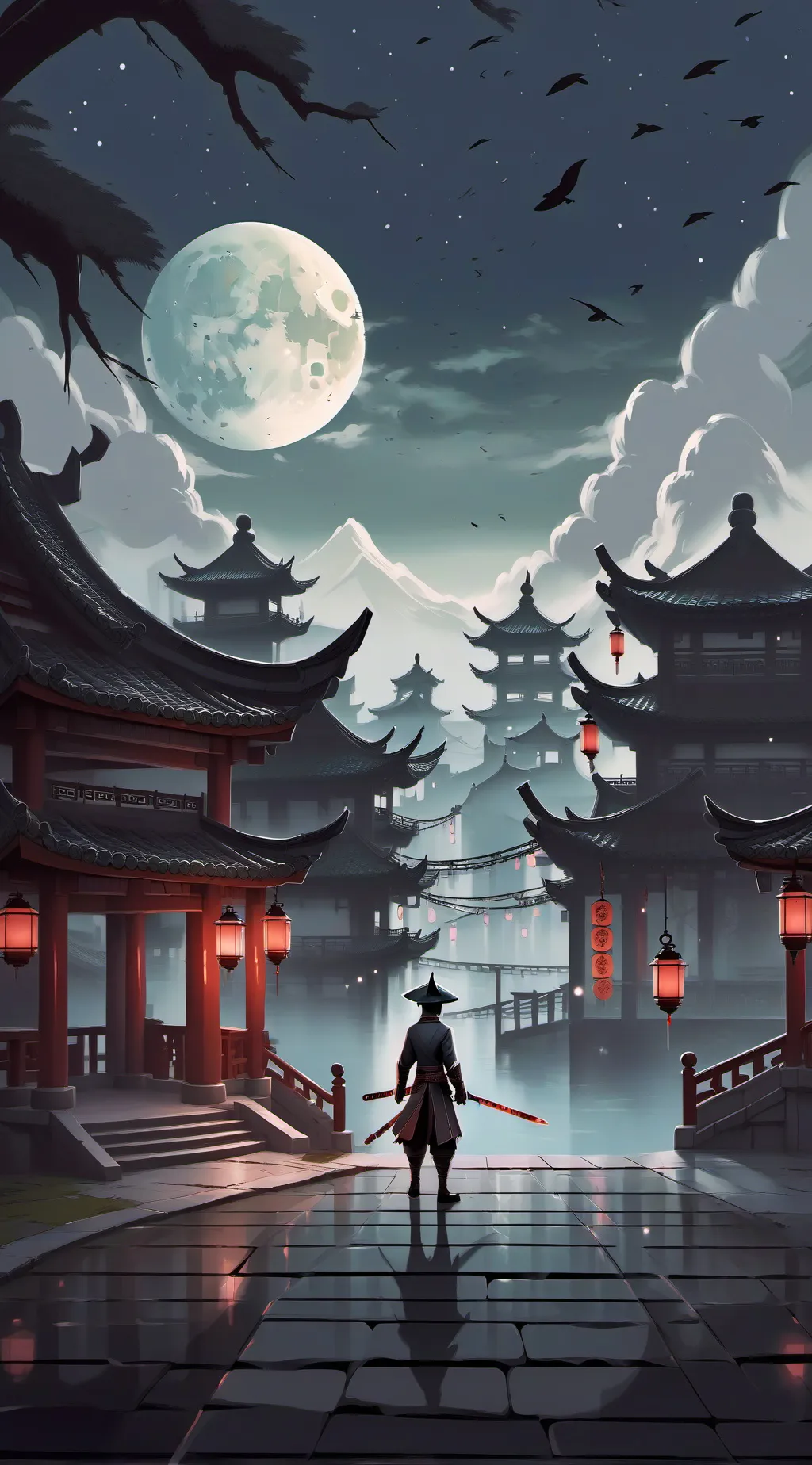 ai character: none of your busin background