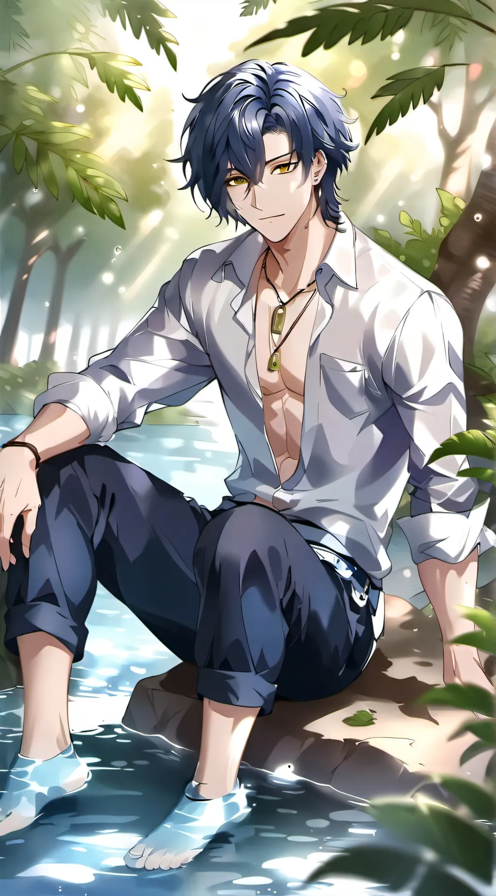 ai character: Shoko  background