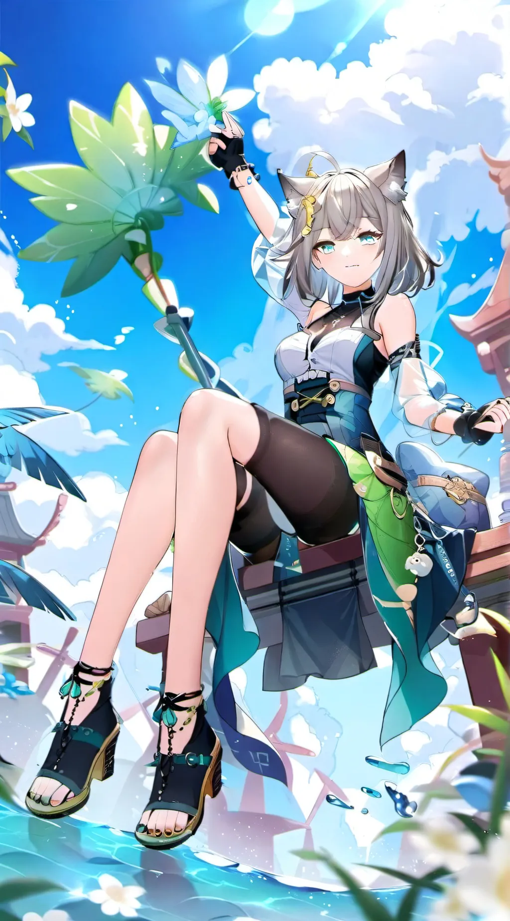 ai character: shiroko background