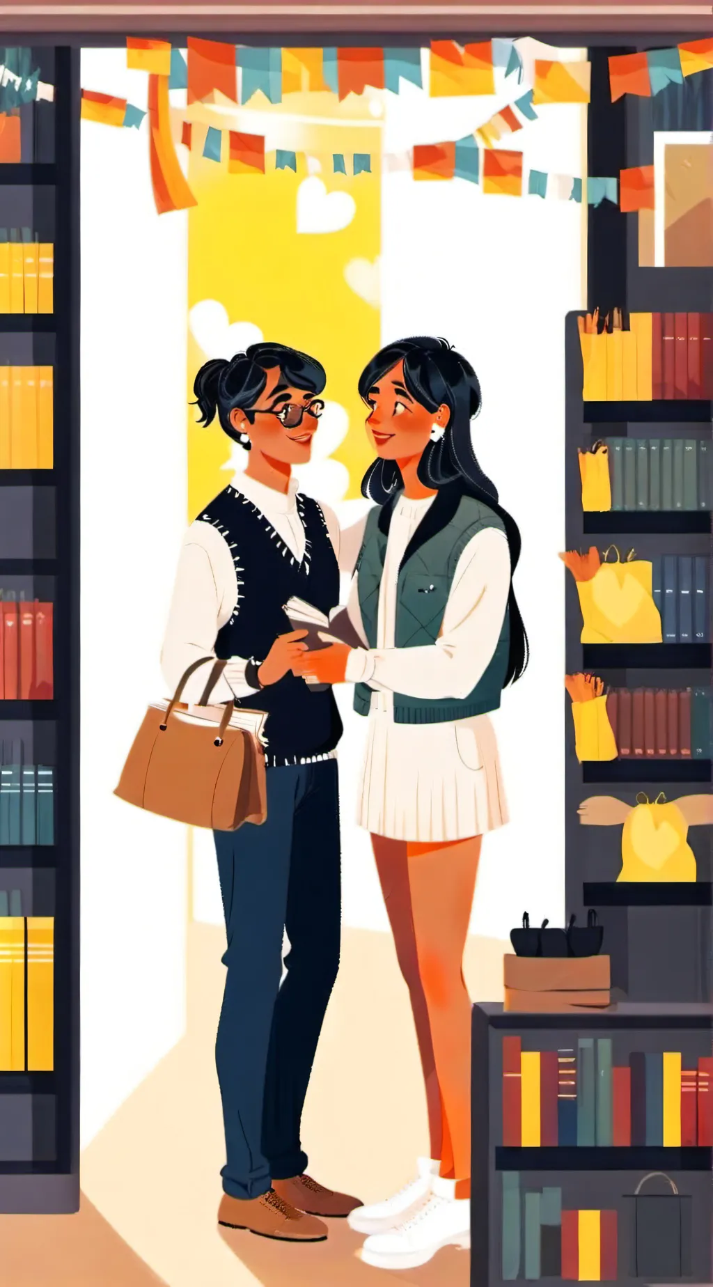 ai character: Nick and Janet background