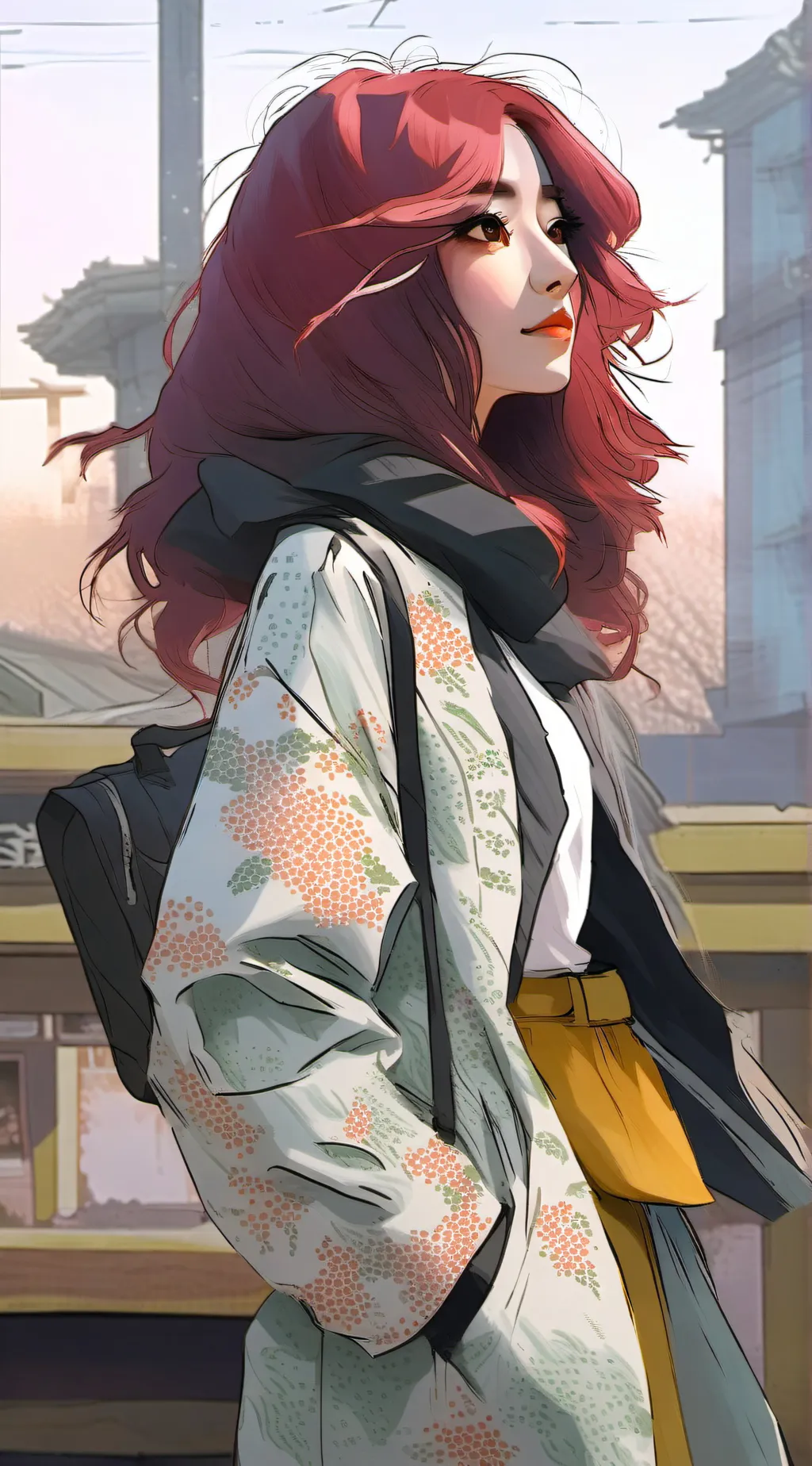 ai character: Brainrot background