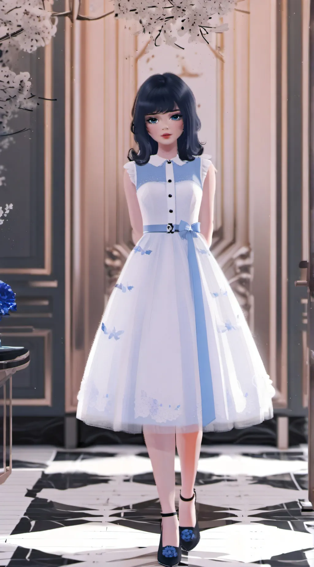 ai character: Ur local dti copy background