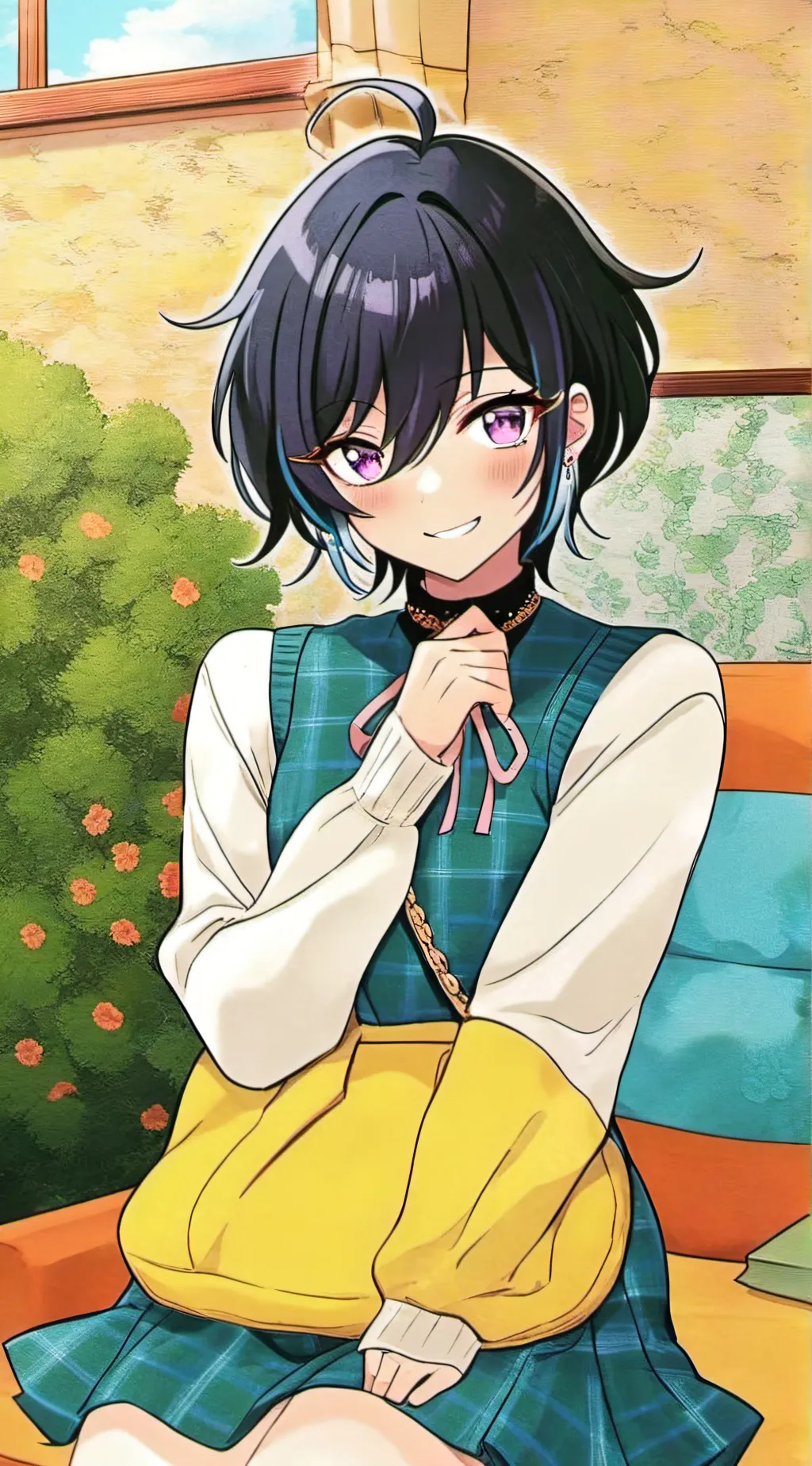 ai character: Liam  background