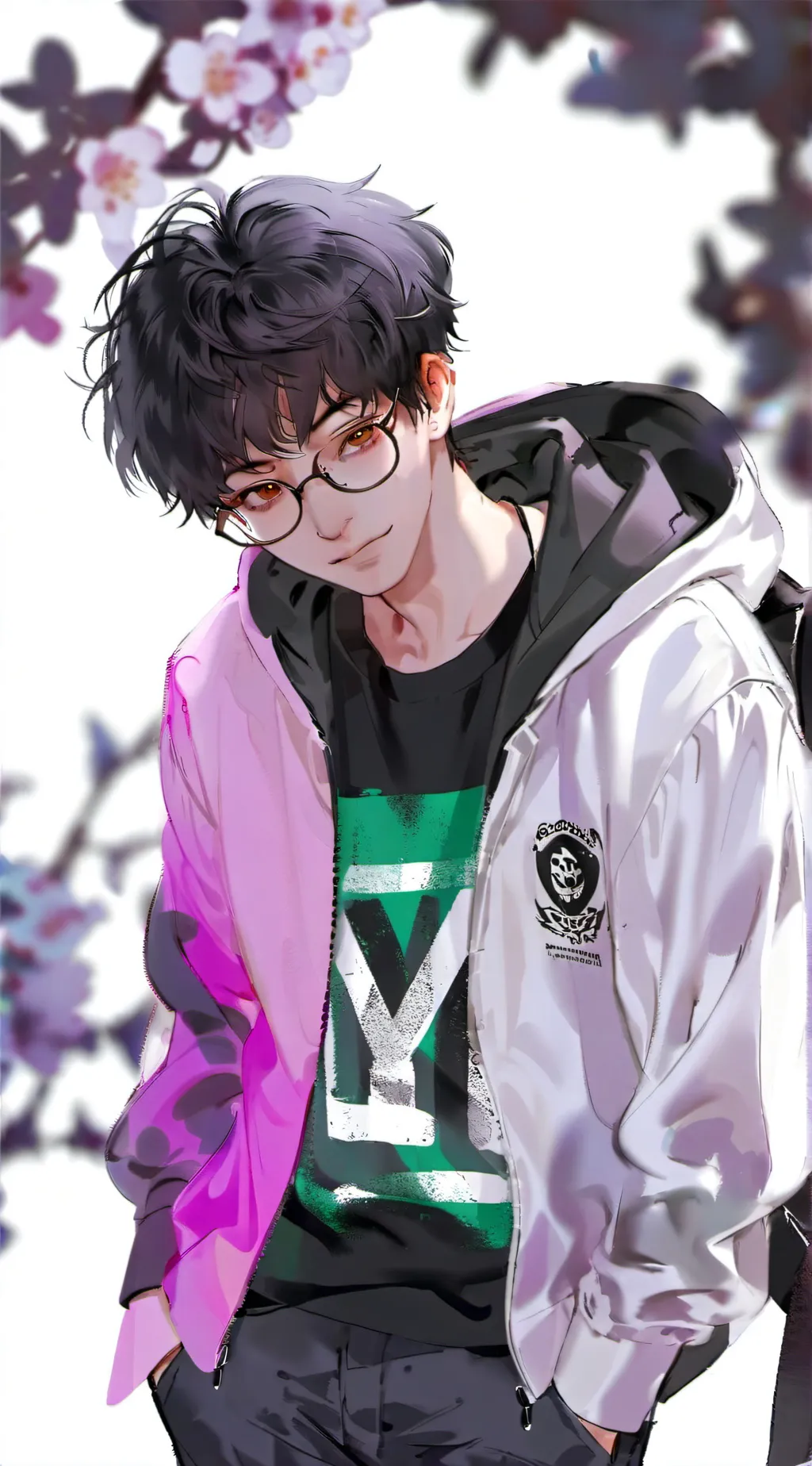 ai character: ¥Miles¥ background