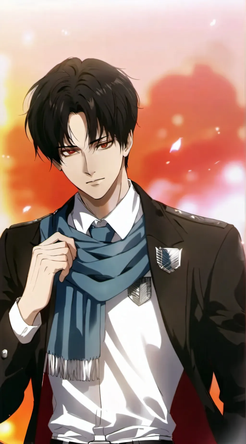 ai character: Levi ackerman background