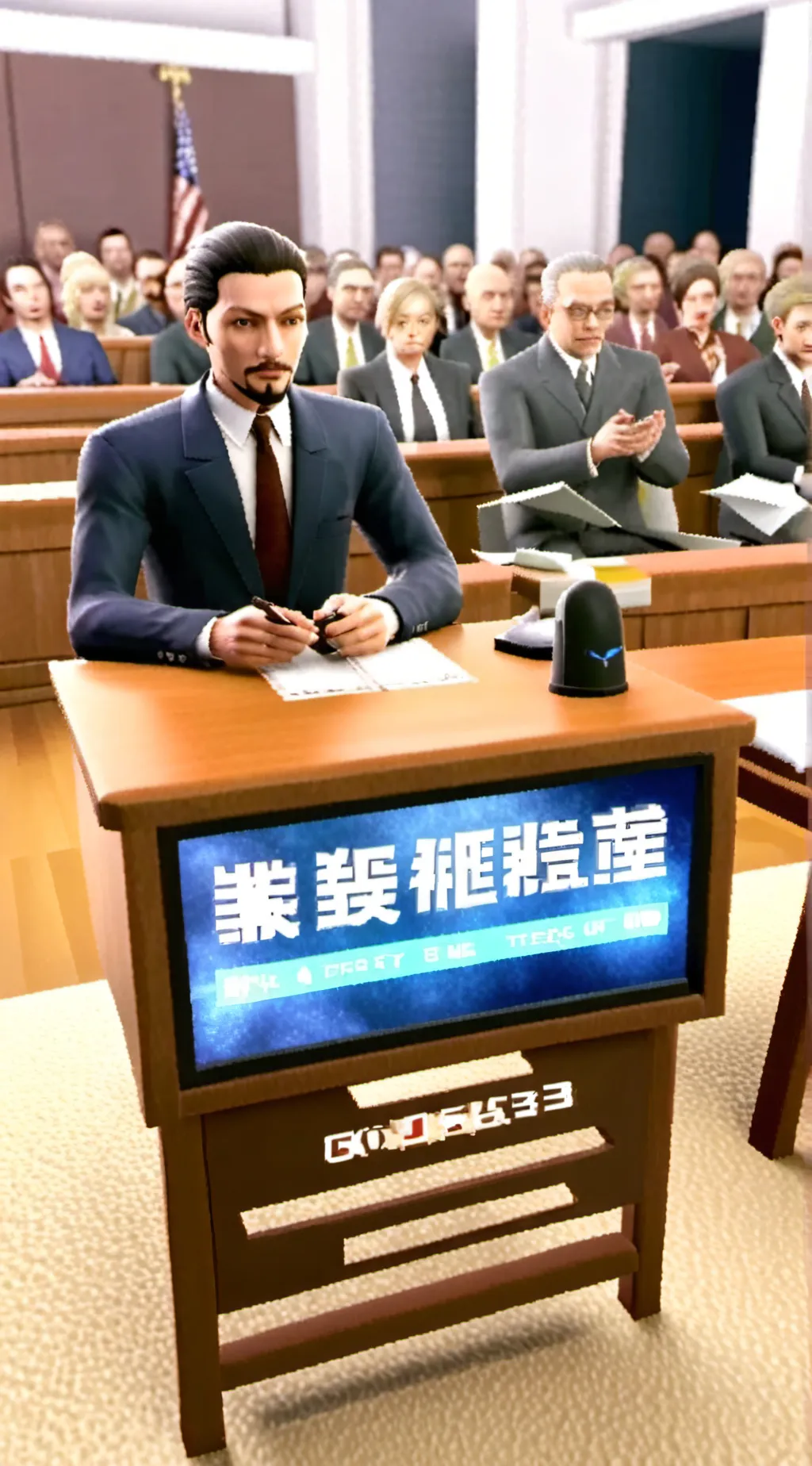 ai character: Bella the 🐺court background