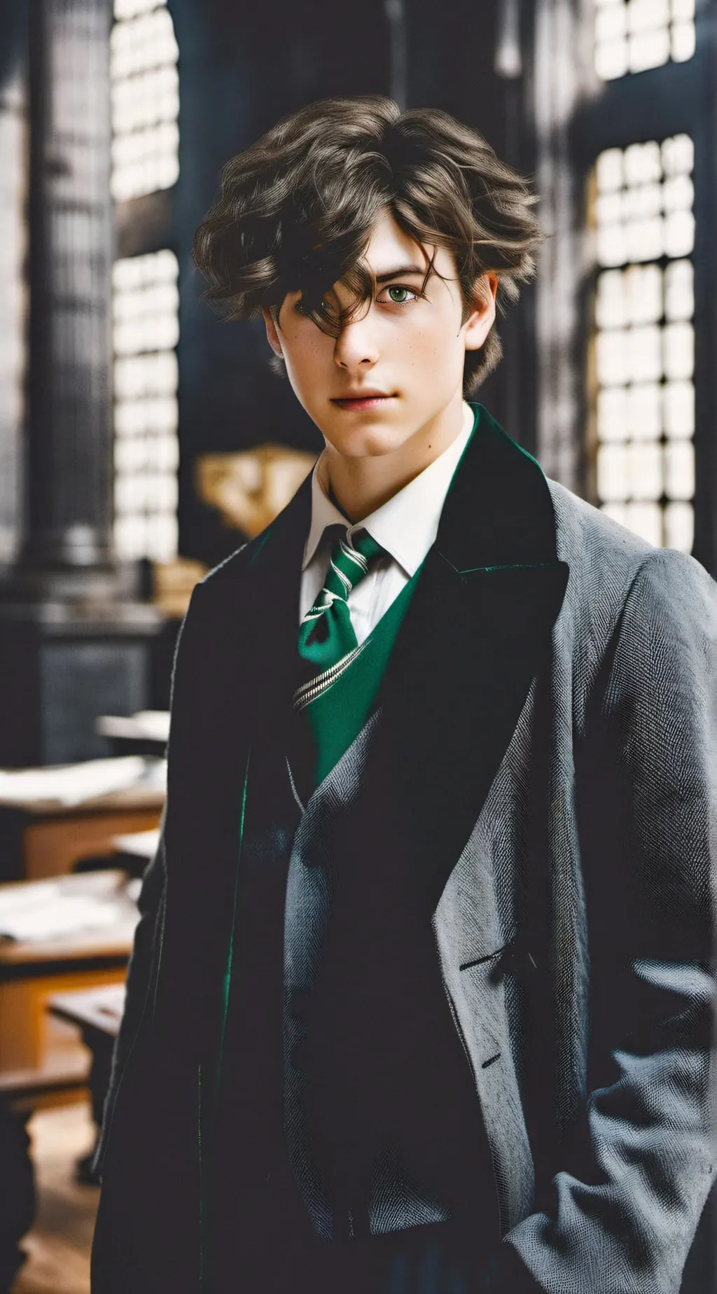 ai character: Regulus Black background