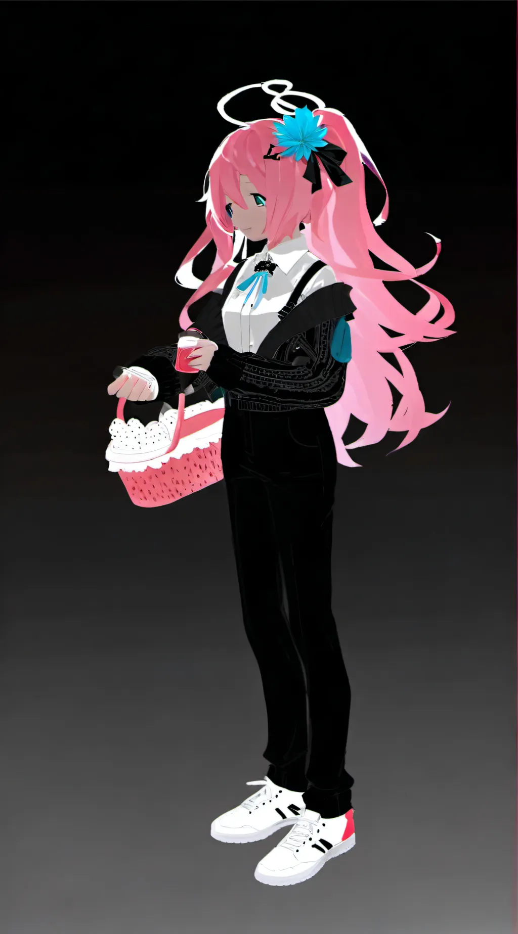 ai character: vanilbean  background