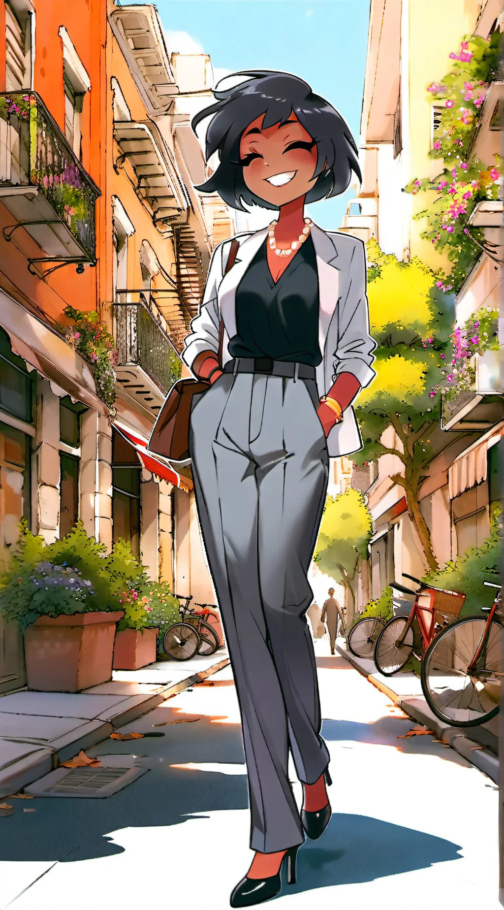 ai character: Millie  background