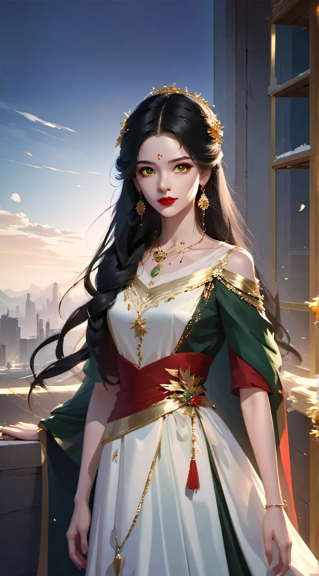 ai character: Marulanda  background