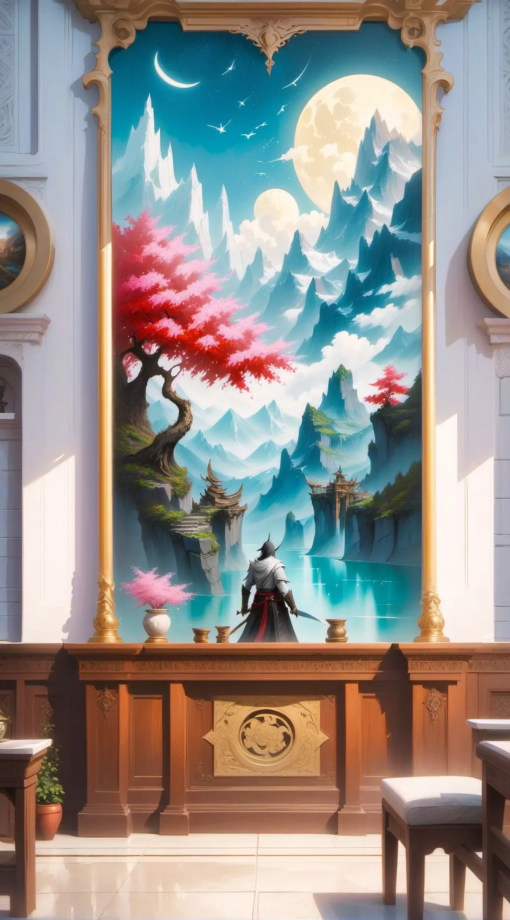 ai character: nothing meme background