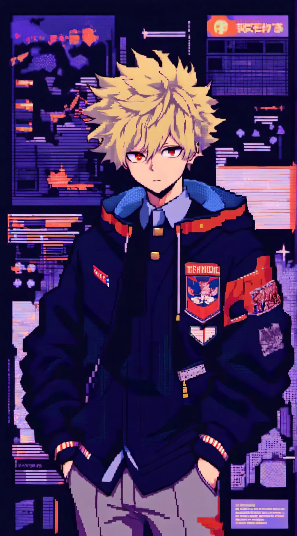 ai character: Bakugo background