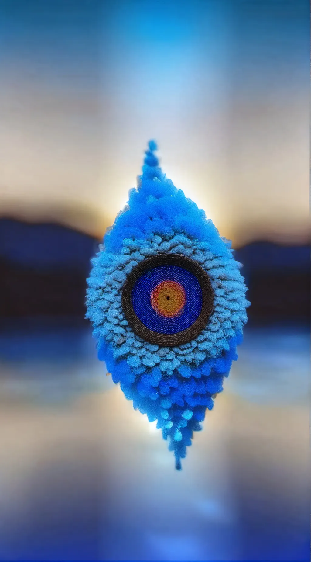 ai character: Evil eye  background