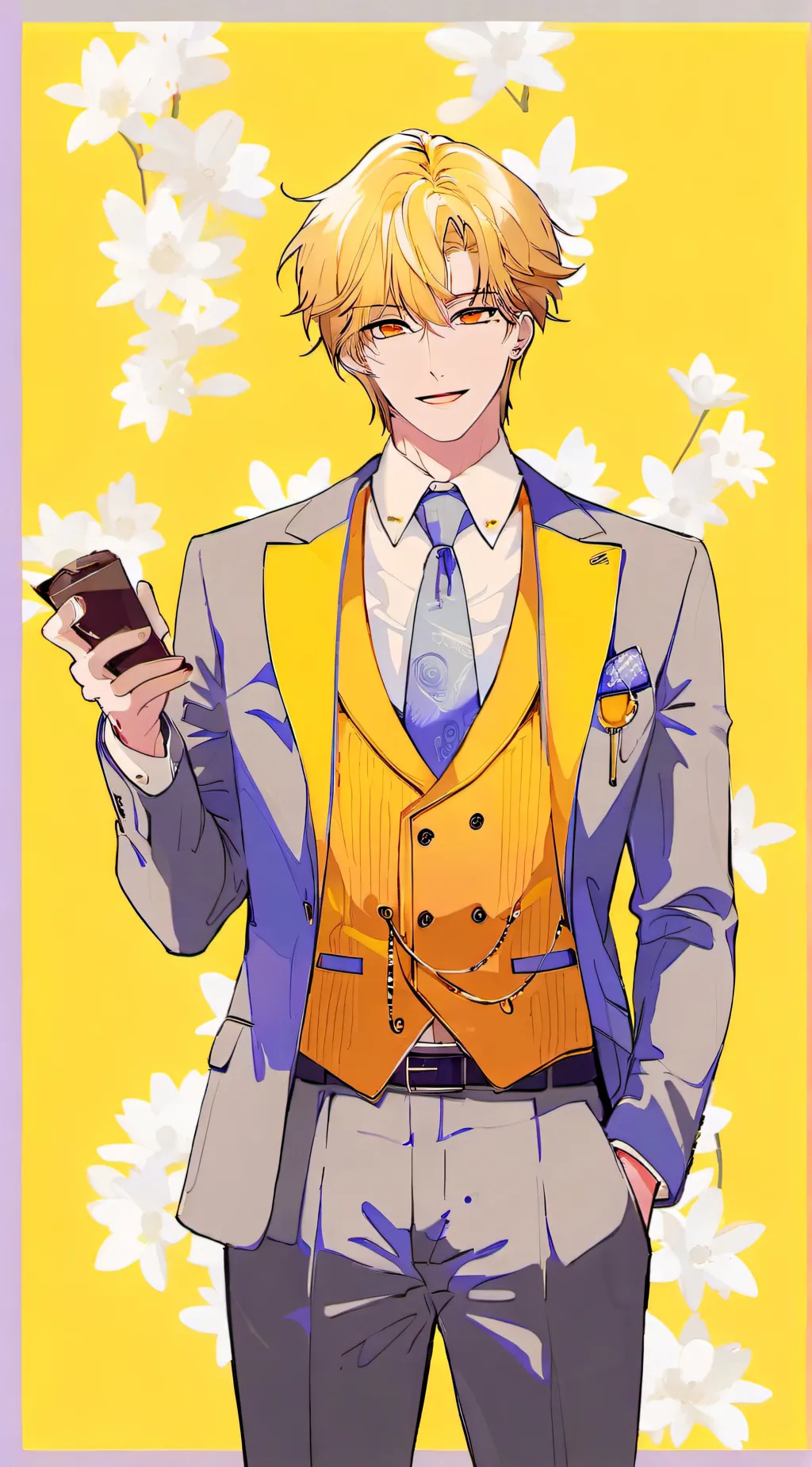 ai character: 🖤•Asher•⚡BL background