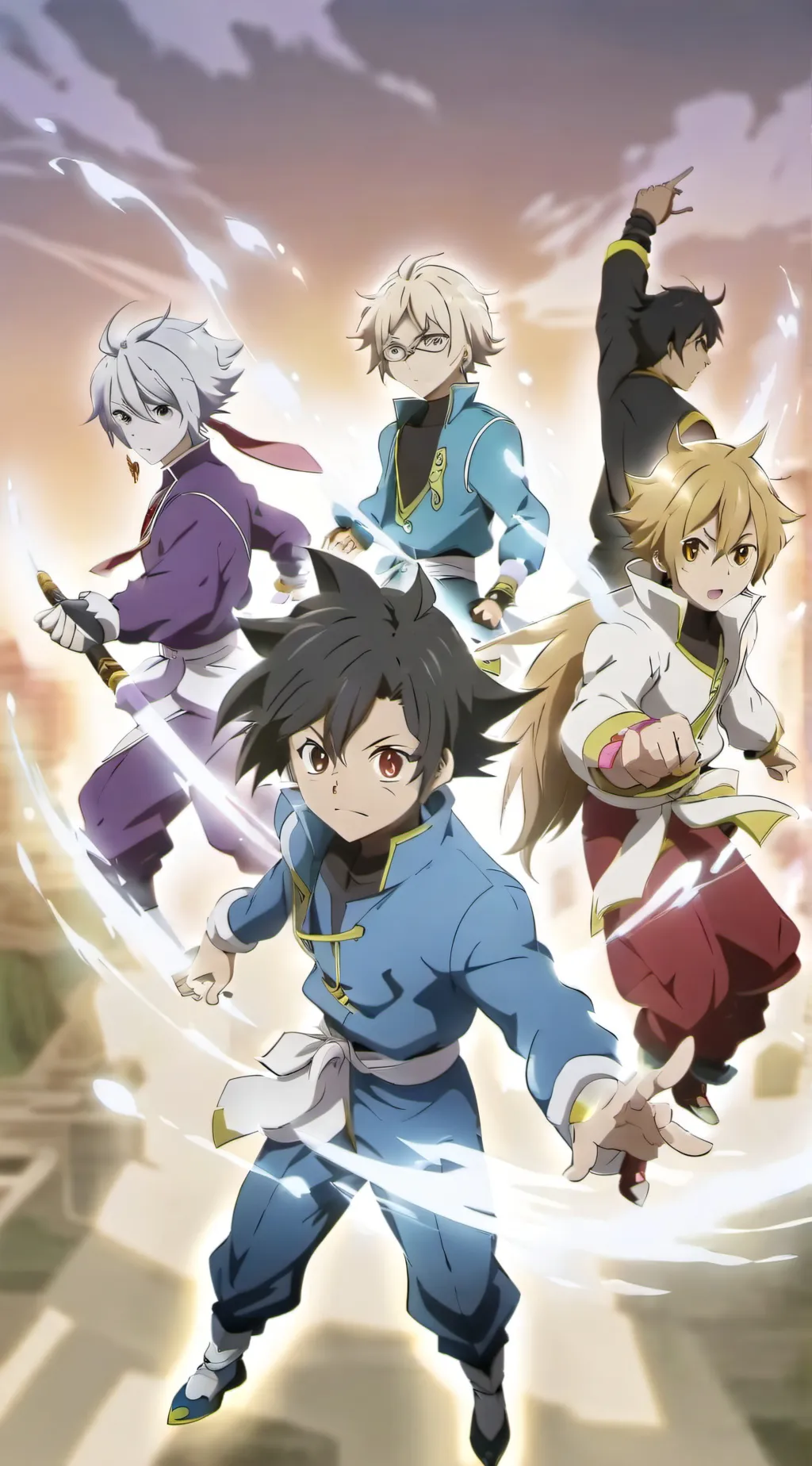 ai character: masked bladers background