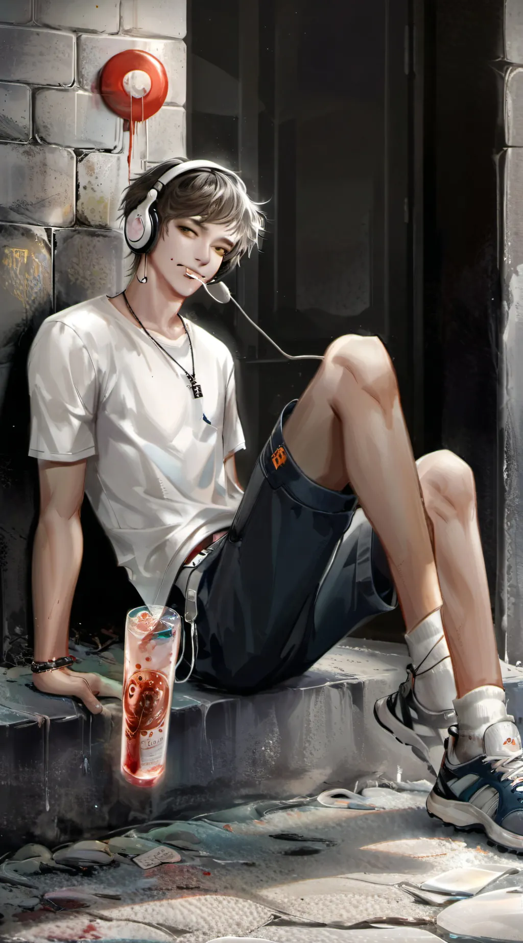 ai character: try: ♡|♤●£☆⊙》¿ background