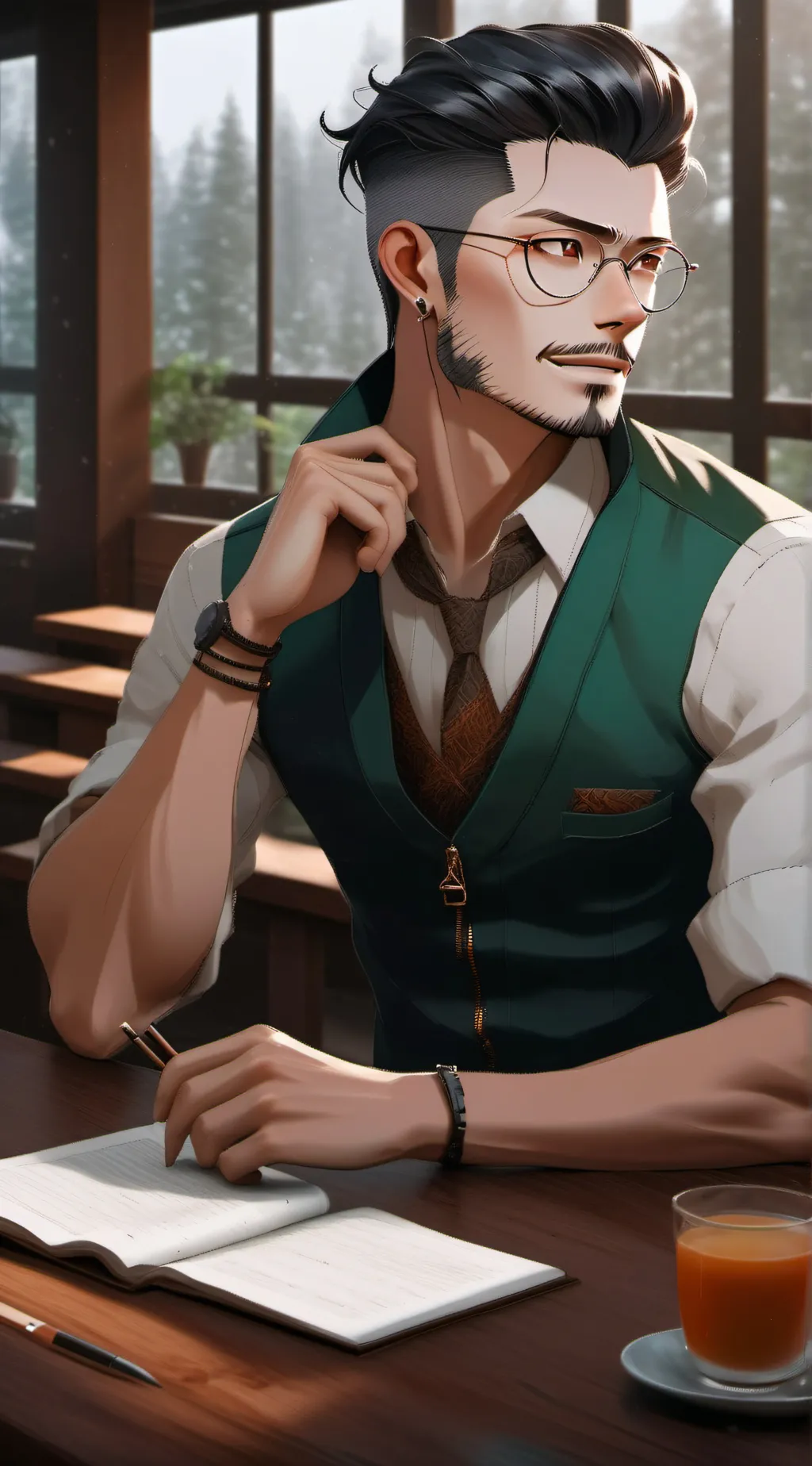 ai character: Eathen  background