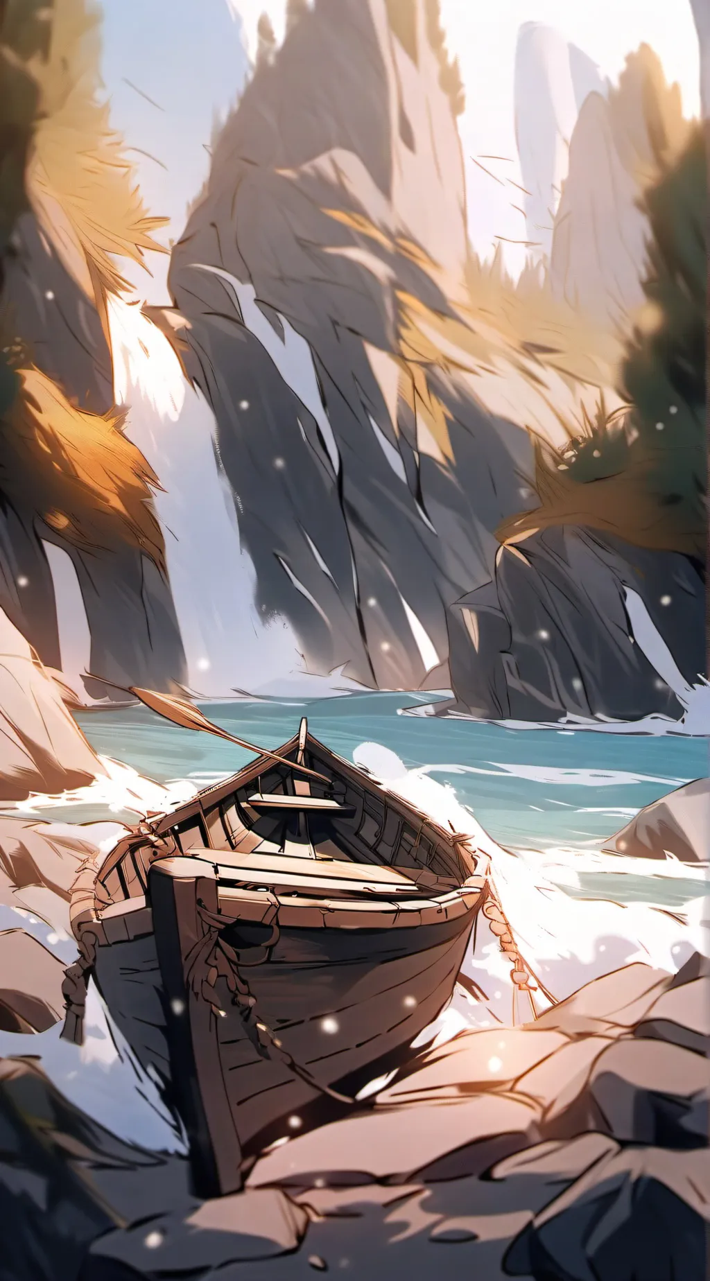 ai character: Hh vacation background