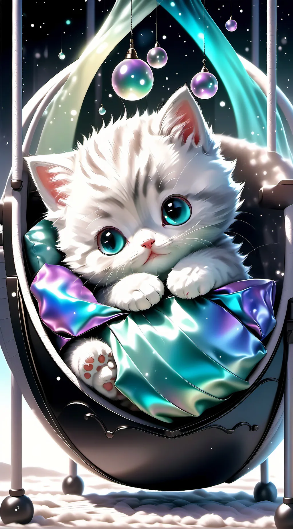 ai character: CUTEST KITTEN EVER background