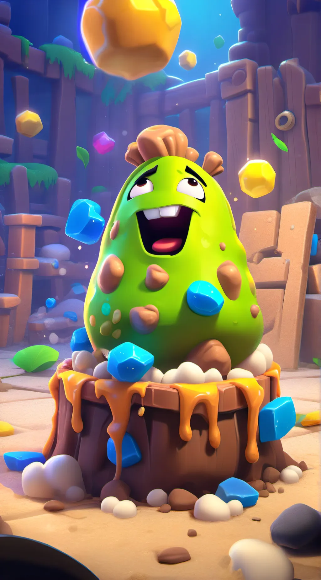 ai character: p background