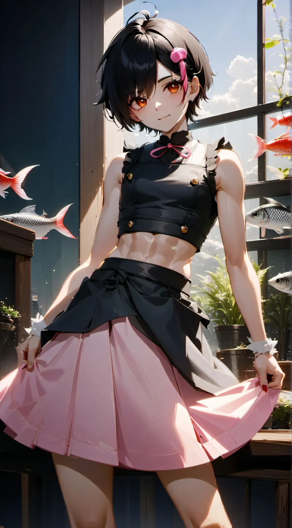 ai character: Leo background