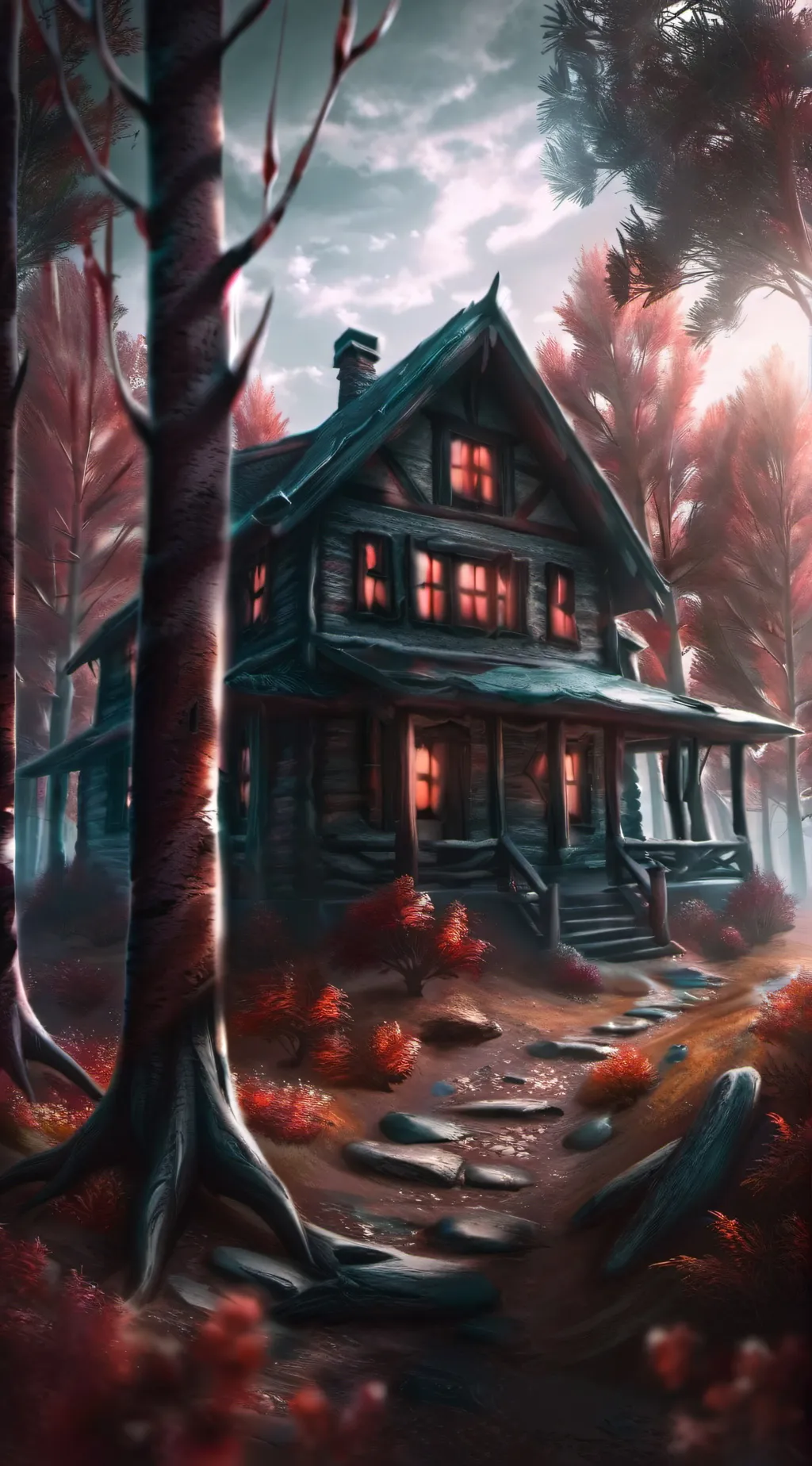 ai character: Stranger things background