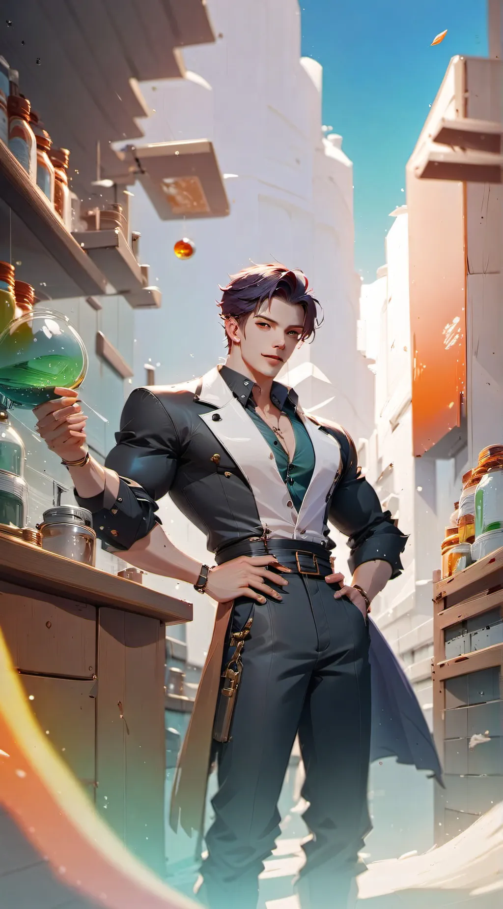 ai character: erick   background