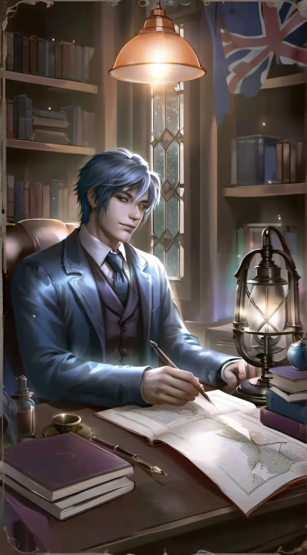 ai character: Max background