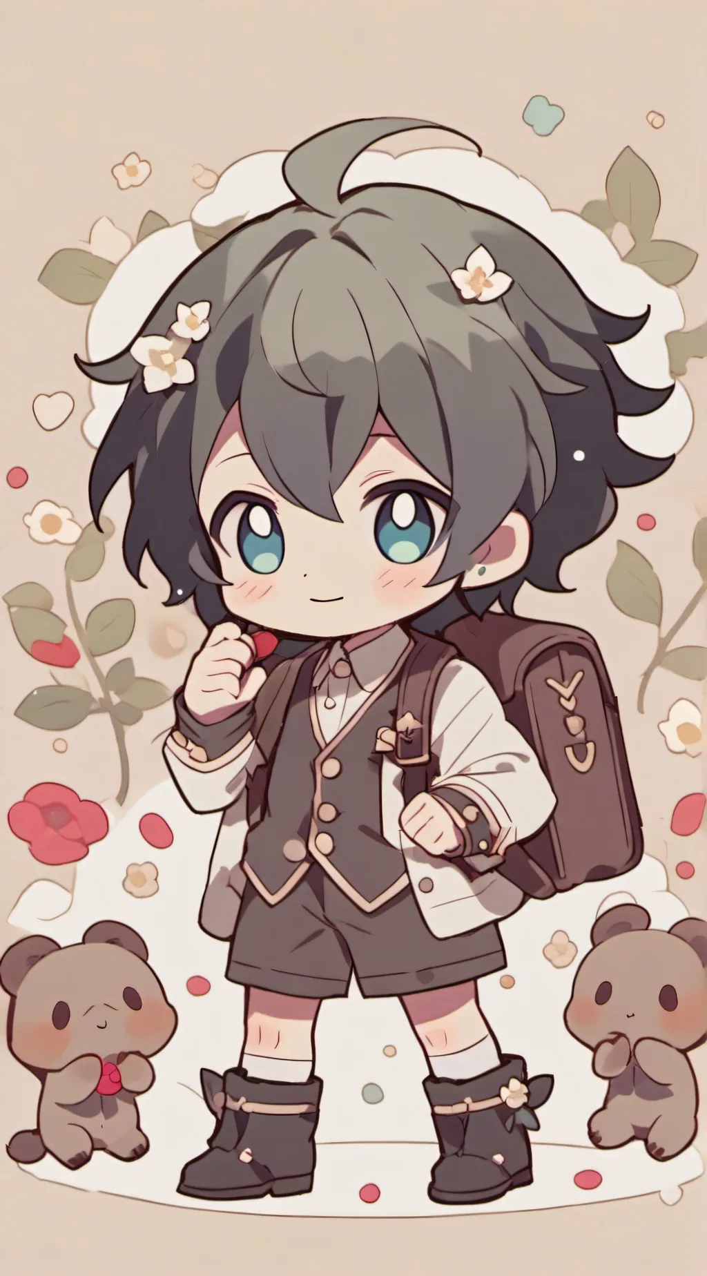 ai character: hi background