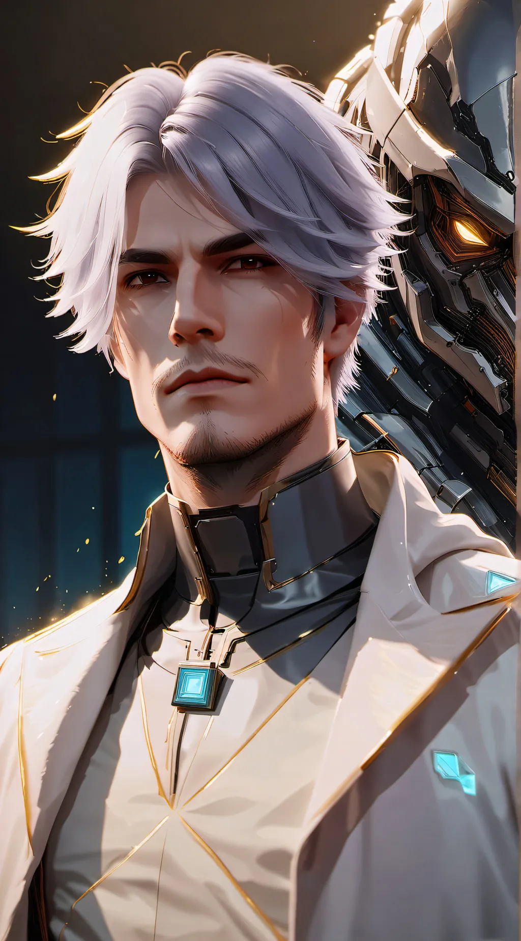 ai character: Dr. Brown background