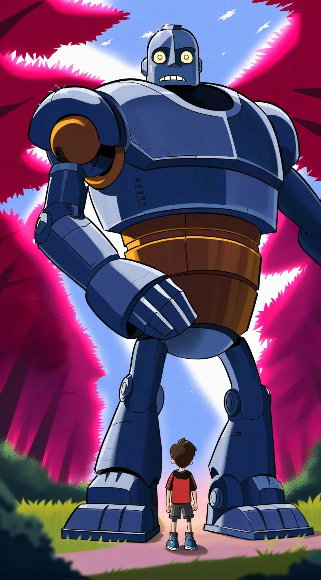 ai character: Ion giant background