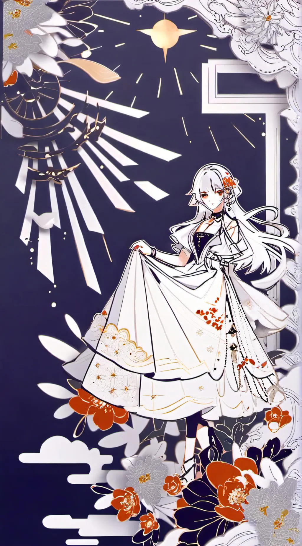 ai character: Finish the lyrics background