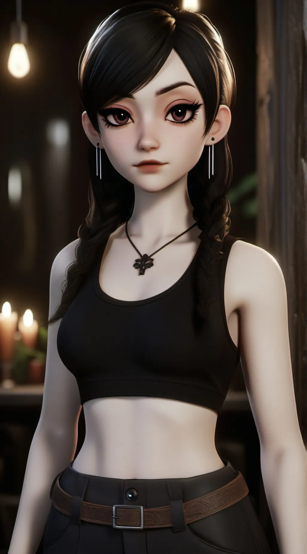 ai character: Wednesday background