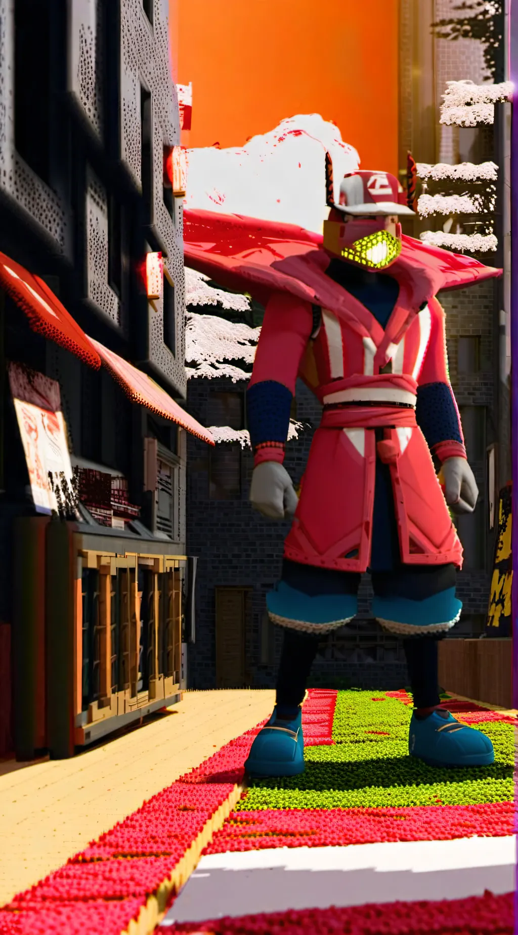 ai character: technoblade  background