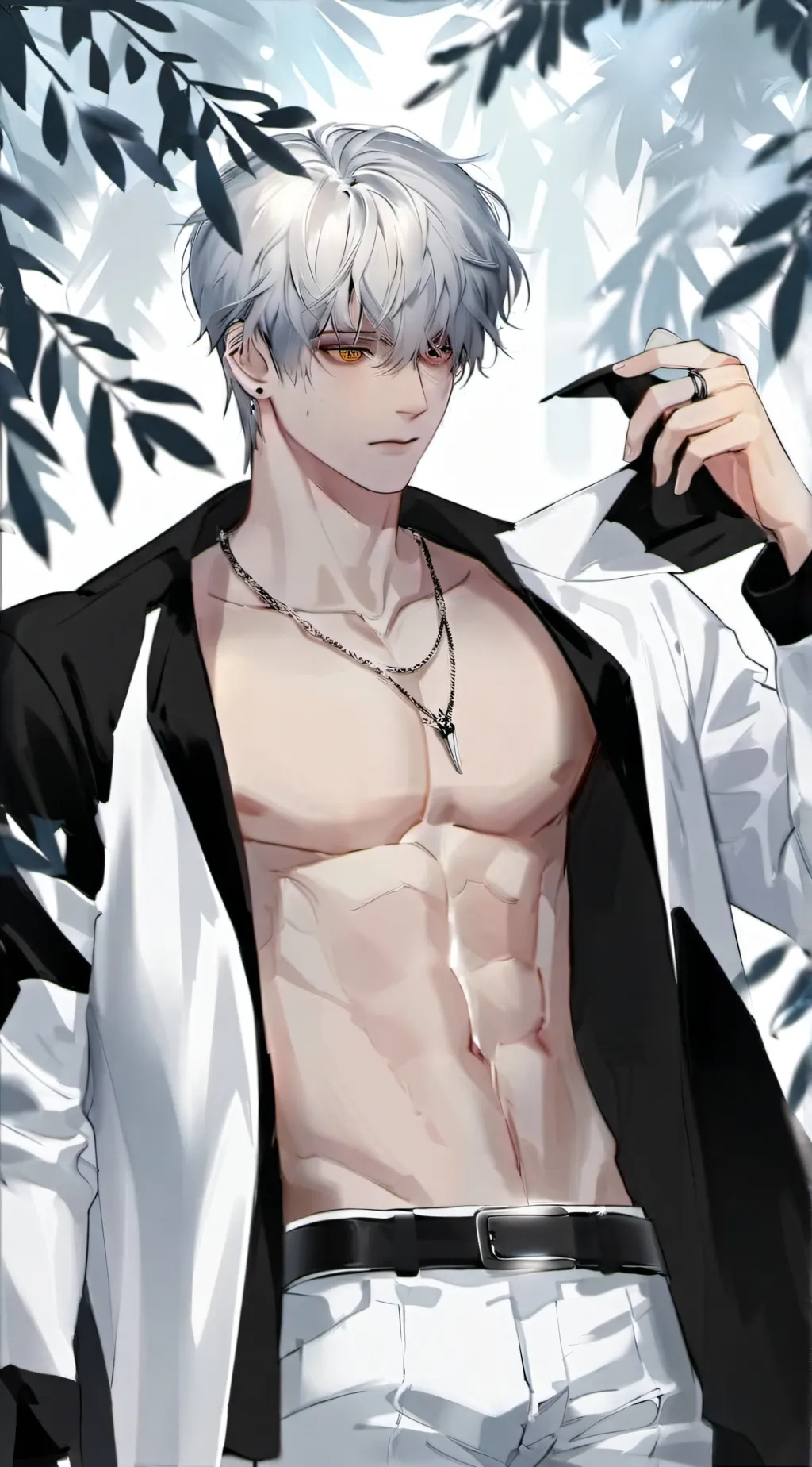 ai character: Ashton ~^```° background