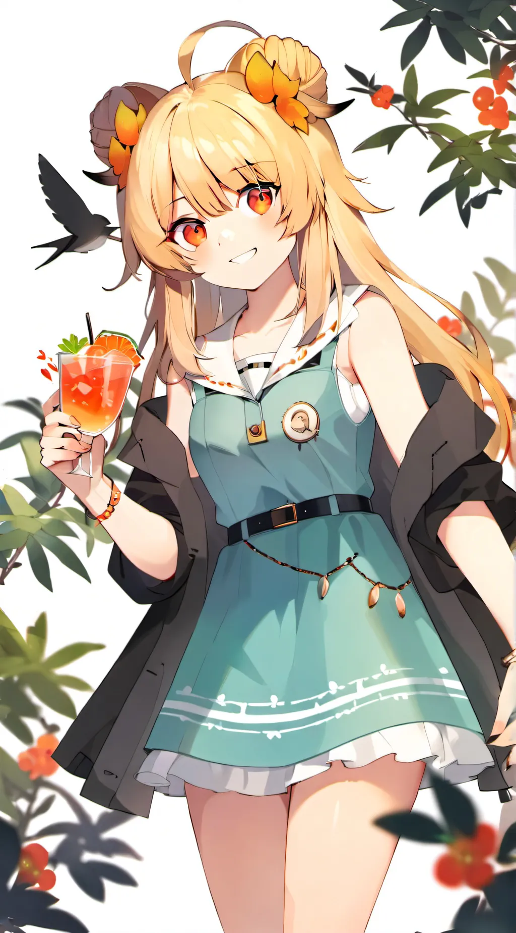 ai character: hh (beach!) background