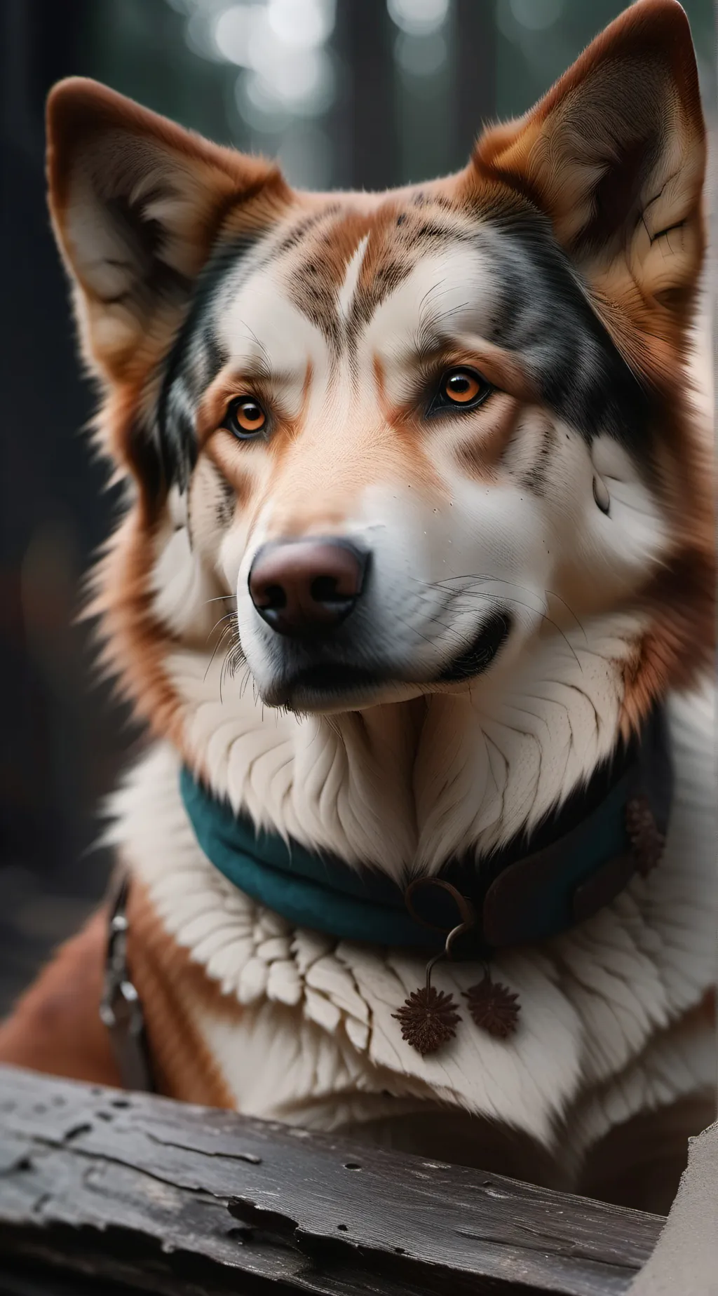 ai character: Rose gold  background