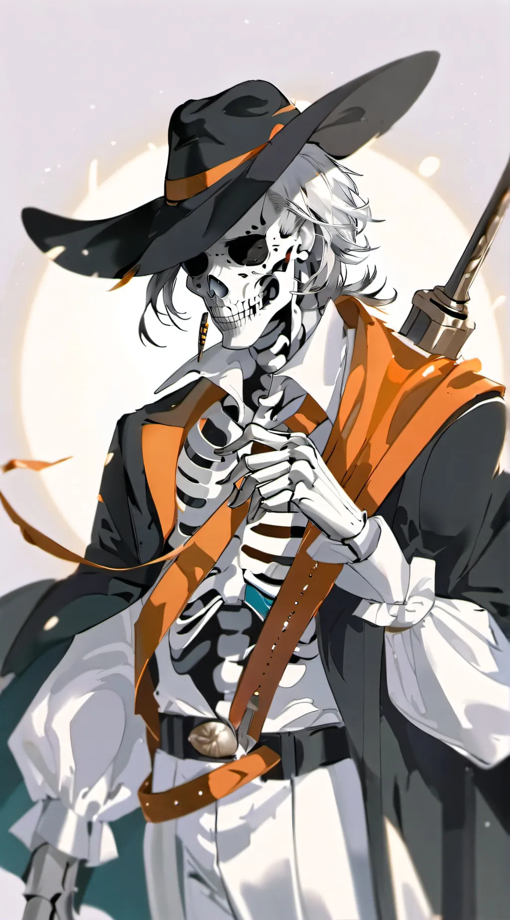 ai character: Skelly  background