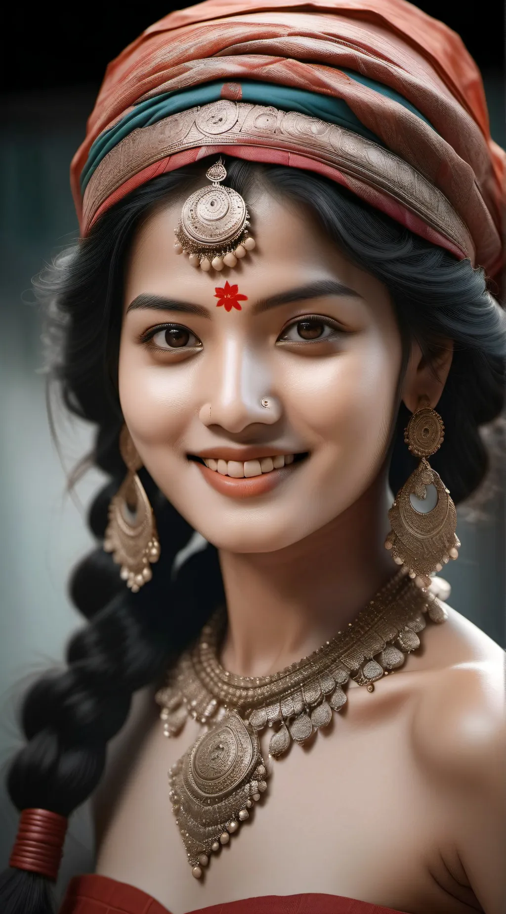 ai character: anime girl background