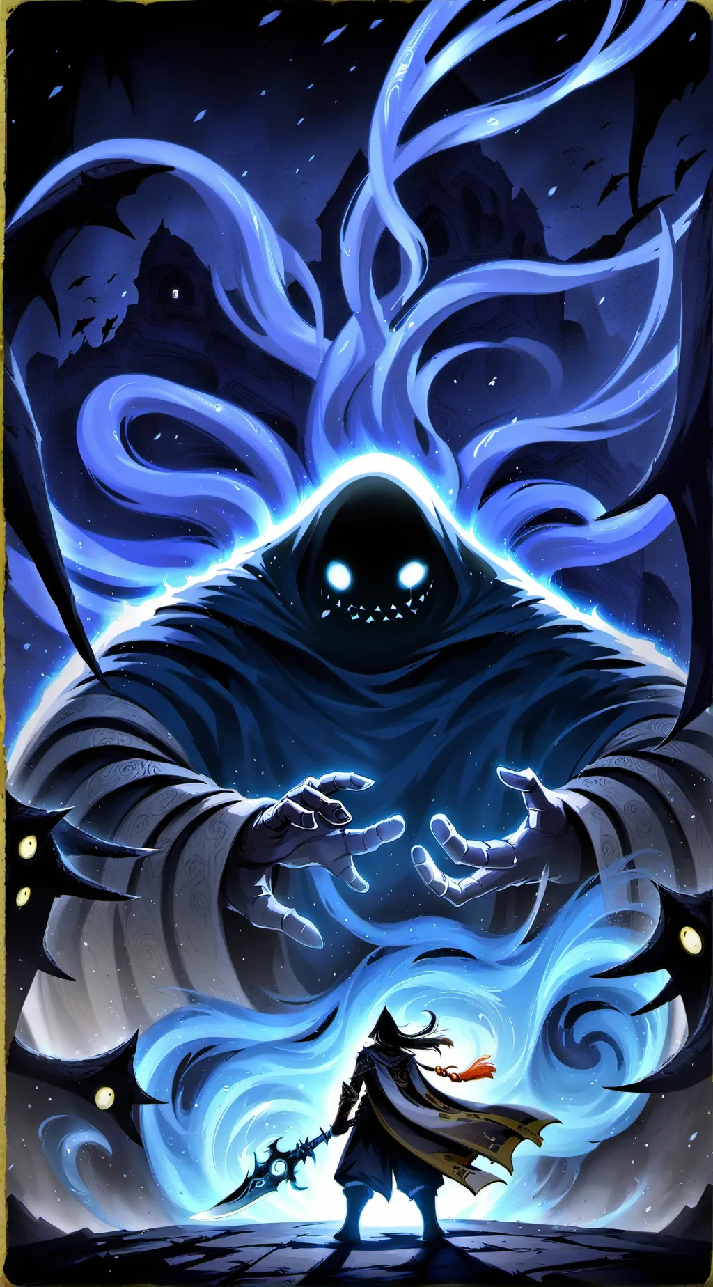 ai character: the king of berden background