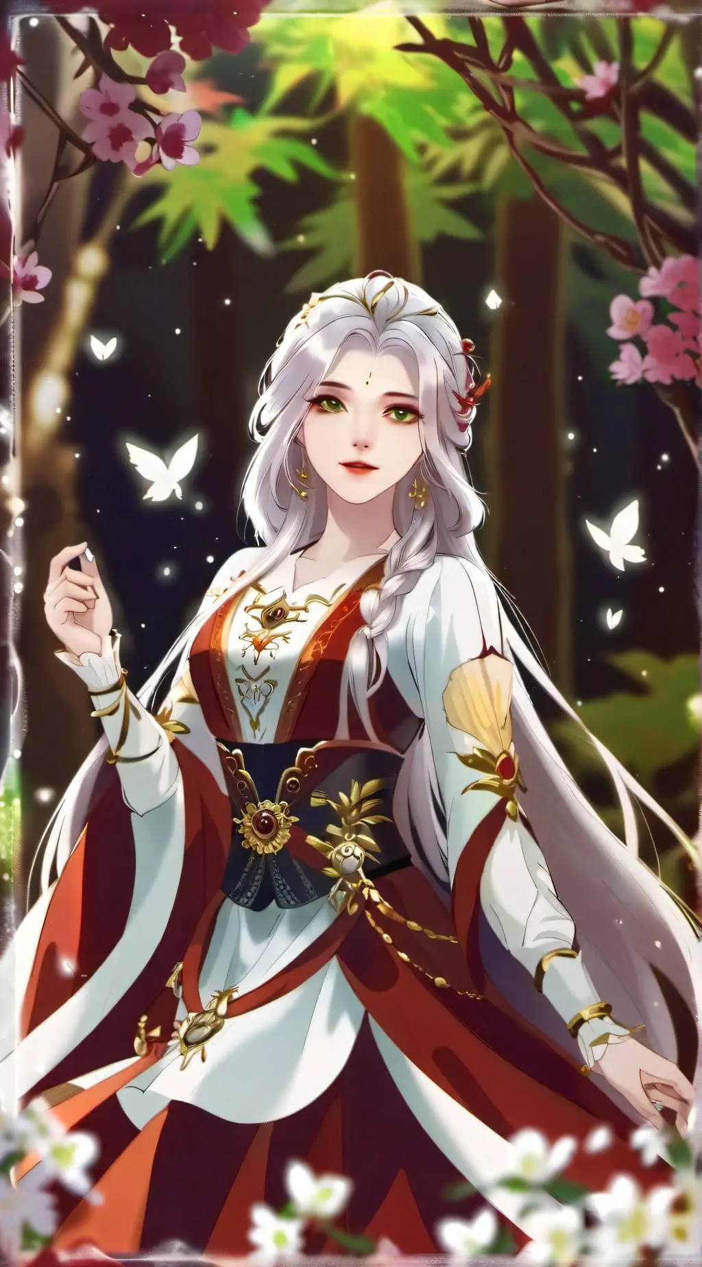 ai character: Rikka Shin. background