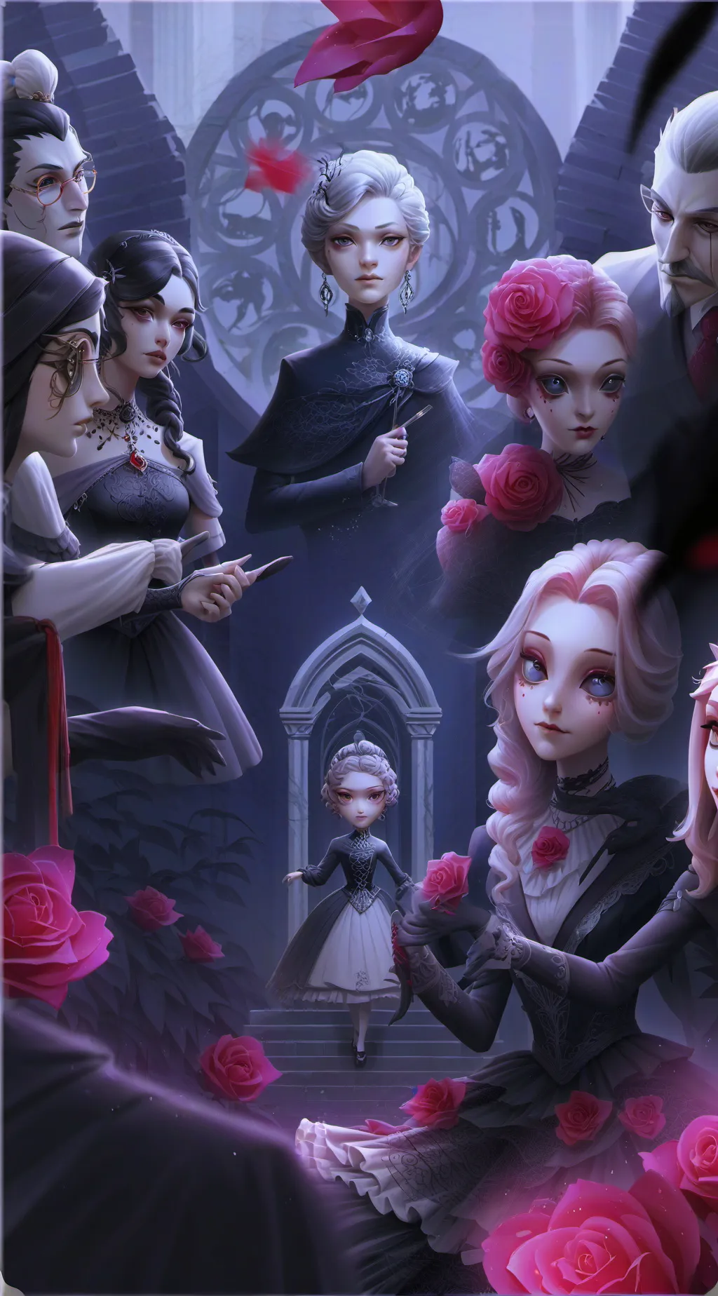 ai character: Strict school background