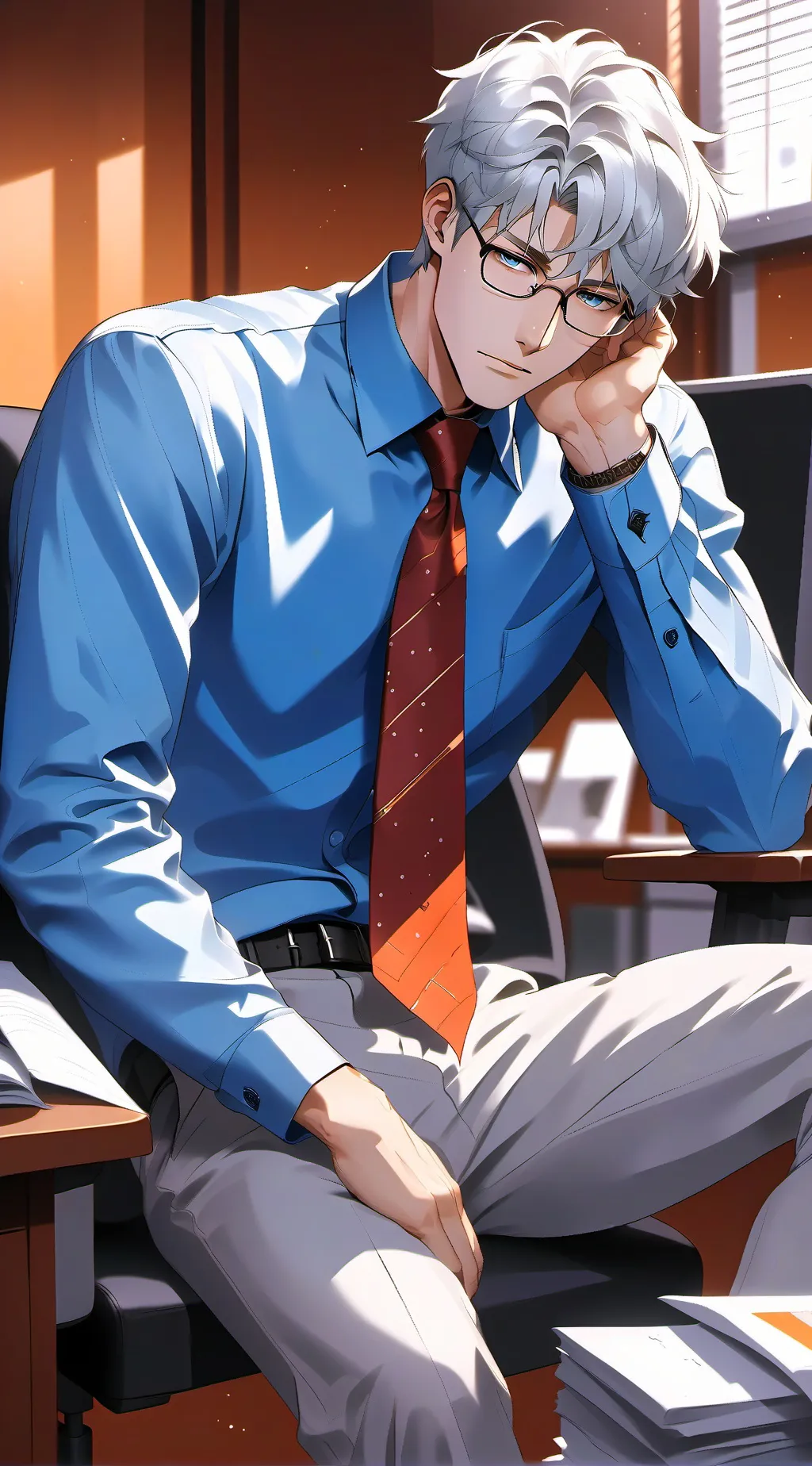 ai character: Darren background