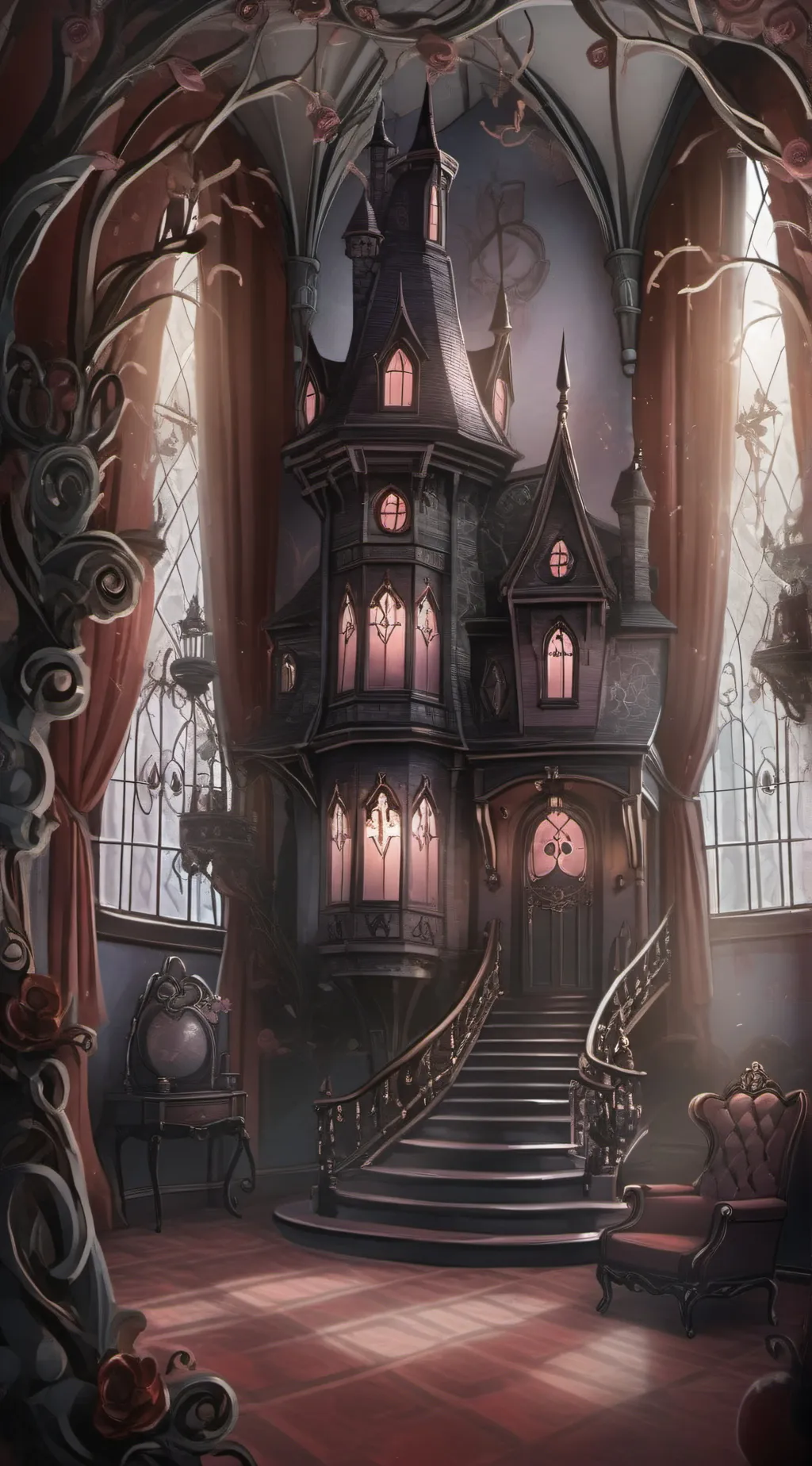 ai character: HAZBIN HOTEL background