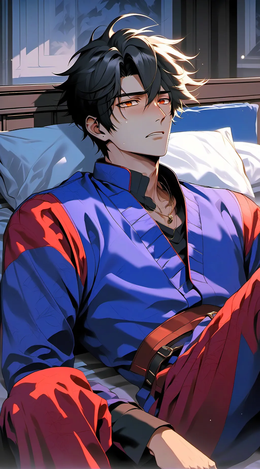 ai character: Oliver  background