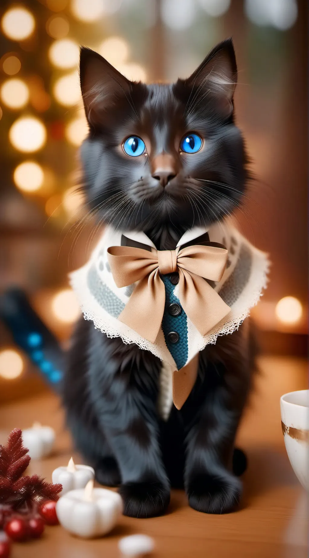 ai character: cat background