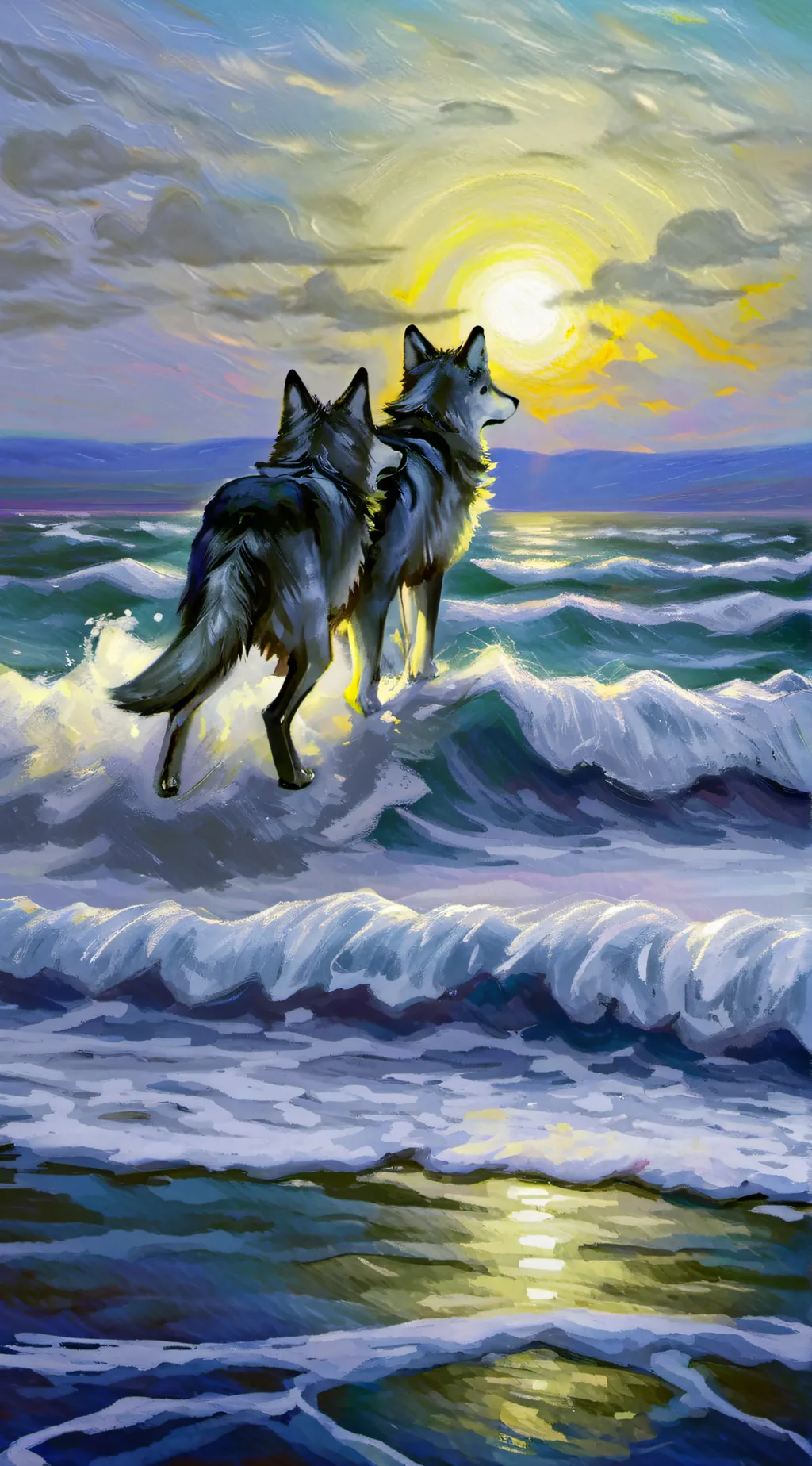 ai character: Wolf background