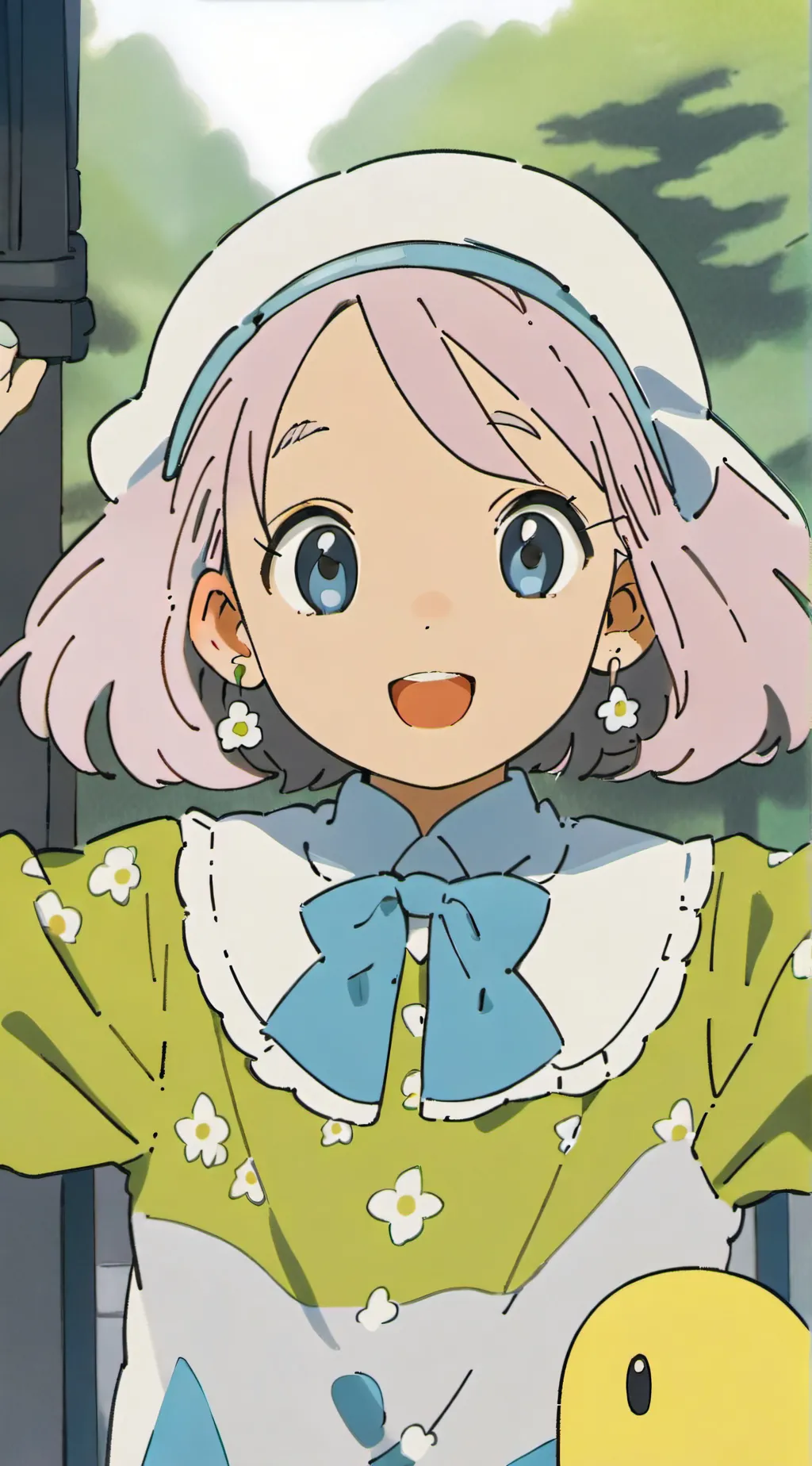 ai character: Pinky background