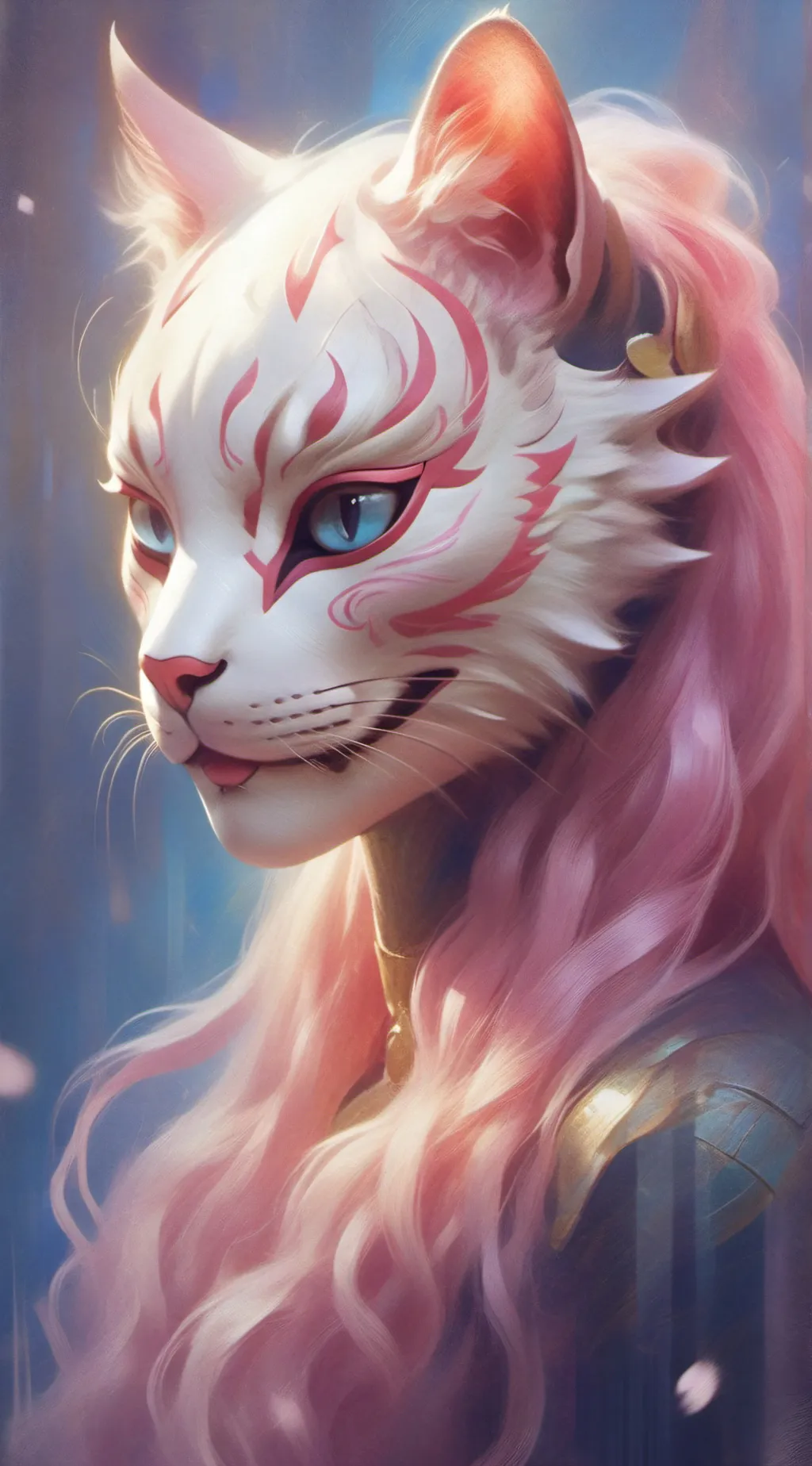 ai character: Happy hare background