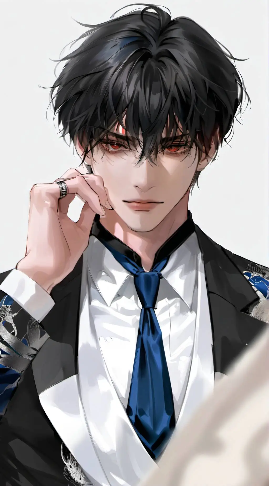 ai character: 箫寒予 background